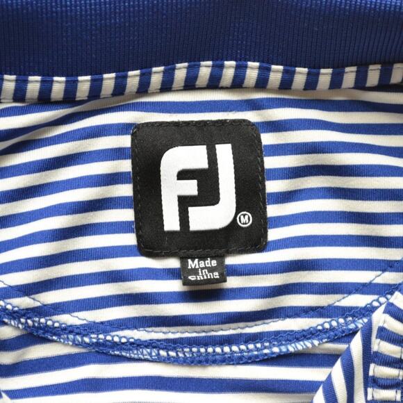 FootJoy Polo Shirt Striped Size M - Picture 3 of 6